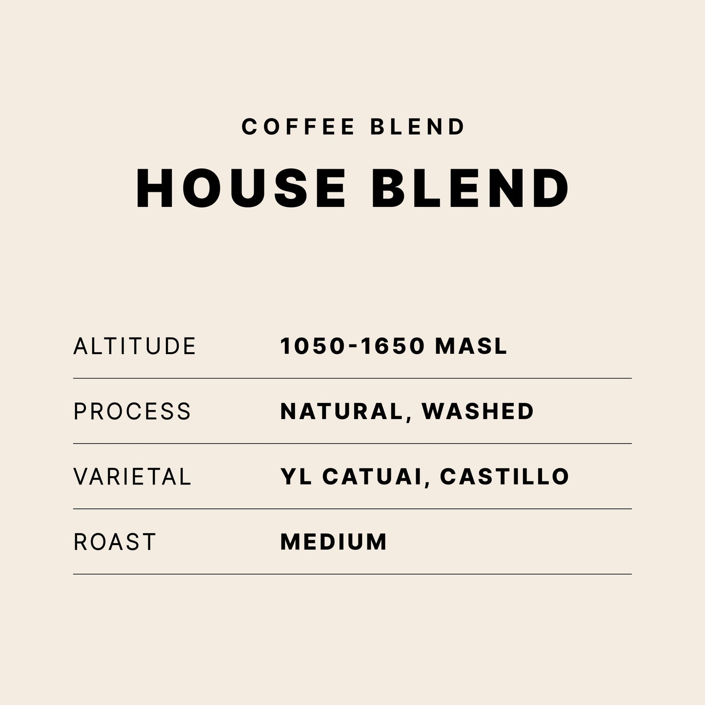 Speciality-grade House Blend Parch coffee in our Nespresso® compatible pods