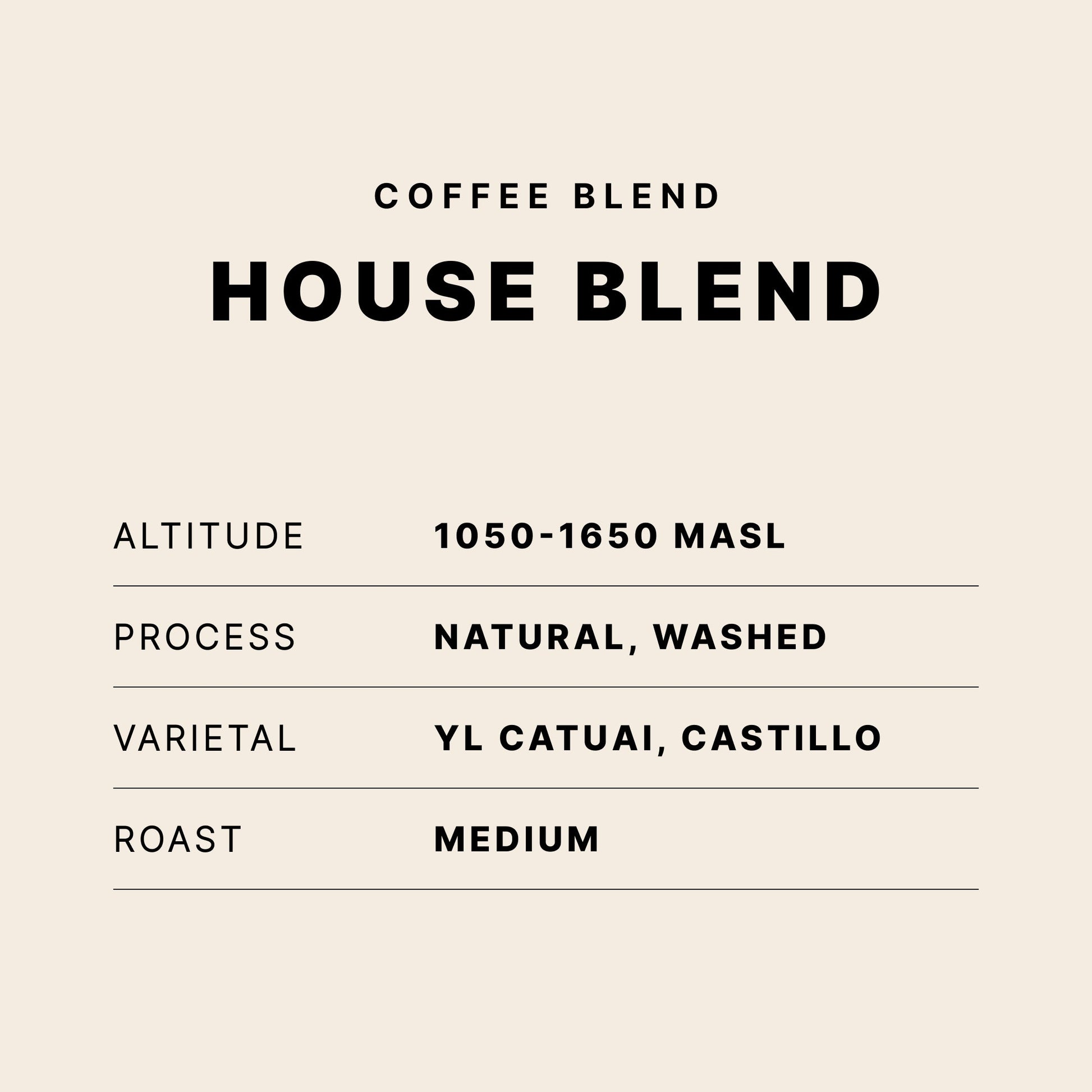 Speciality-grade House Blend Parch coffee in our Nespresso® compatible pods